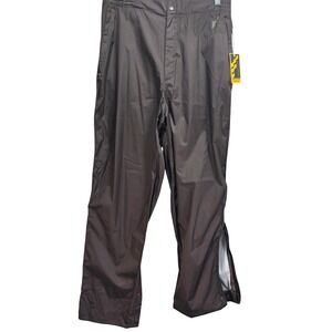 New Forresters Golf Rain Pants Womens Large Stormtex Waterproof Chocolate Brown